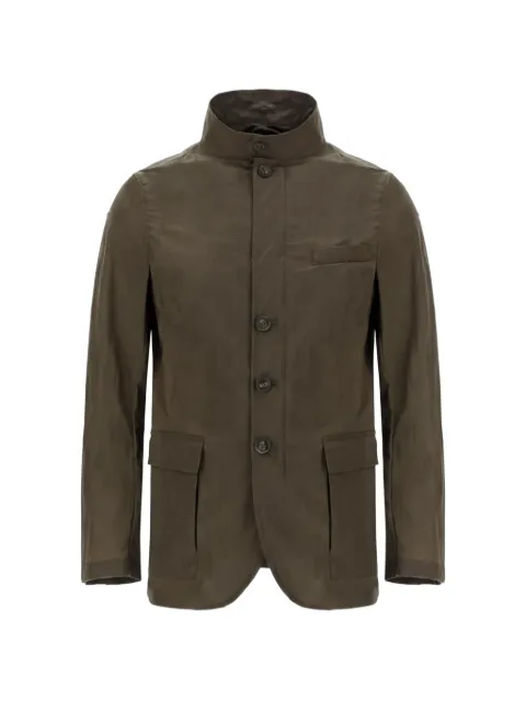 Herno high-neck button-up jacket Green GA0117U123827740