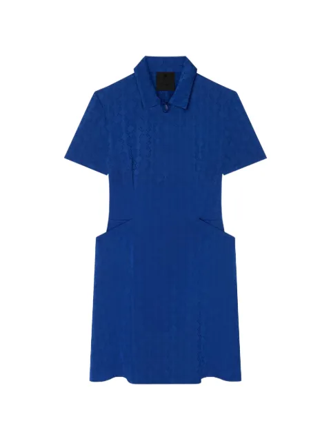Givenchy 4G monogram-jacquard mini dress Blue BW228C15T4