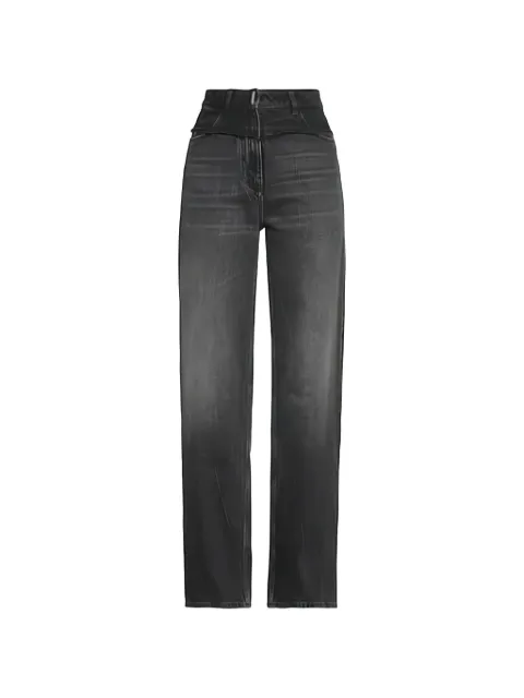 Givenchy oversized high-rise jeans Grey BW50WG5Y40