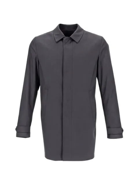 Herno button-cuff wool coat Grey IM0253U33238