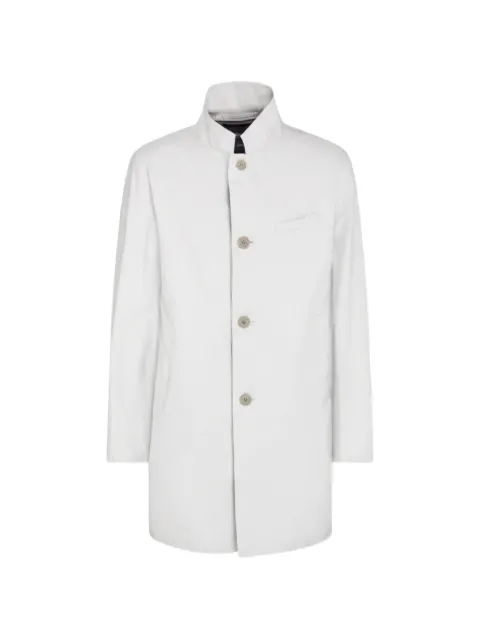 Herno button-fastening high-neck coat Neutrals IM00062UL13490