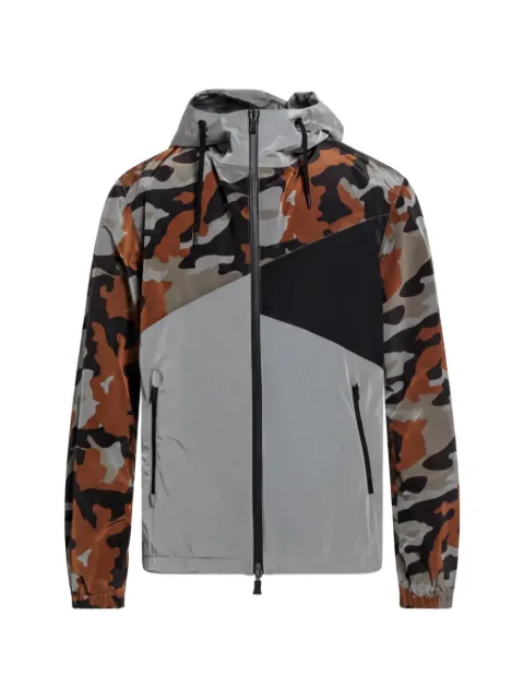 Herno camouflage-print hooded jacket Grey GI00095UL12599P