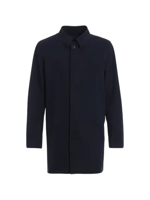 Herno concealed-fastening car coat Blue IM0173U13462S9300