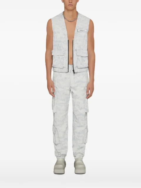 Givenchy cargo-pocket sleeveless gilet White BM011M14R3