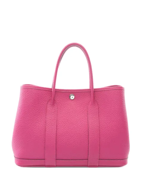 Hermès Pre-Owned 2018 Vache Country Garden Party 30 tote bag Purple WX2VOB0OTAP1M6KF
