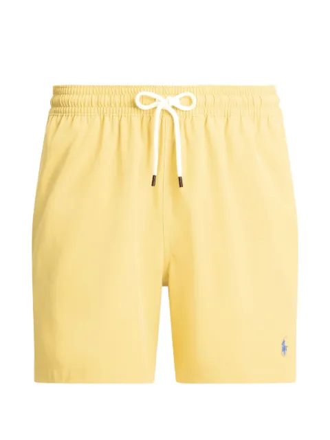 Polo Ralph Lauren Traveller logo-embroidered swim shorts Yellow 710957782504