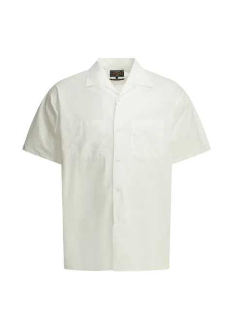 BEAMS PLUS patch-pocket short-sleeve shirt Neutrals 3801025513901