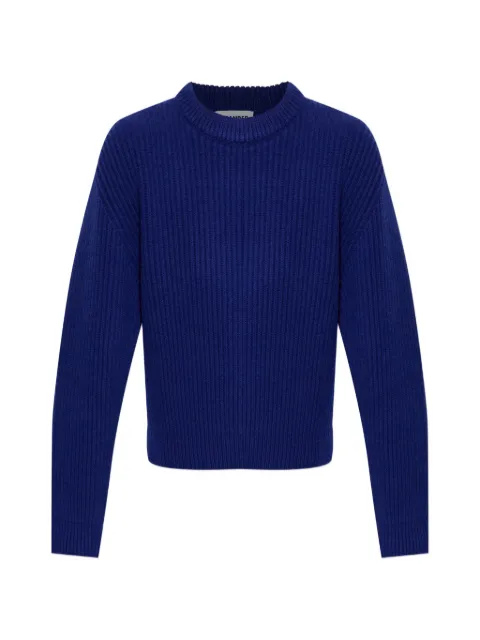 Jil Sander ribbed-knit wool sweater Blue J02GP0290J14848