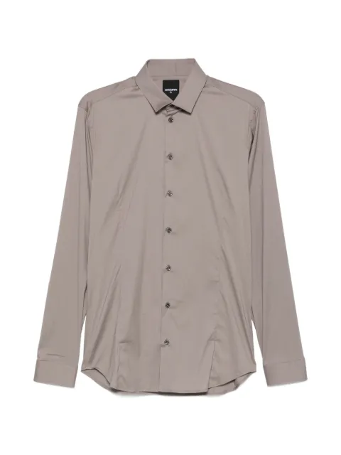 Patrizia Pepe long-sleeve slim-fit shirt Grey 5C0055A01