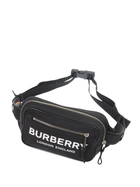 Burberry Pre-Owned 2018-2026 Econyl Nylon Logo Bum Bag belt bag Black E38D5C90IZLDSCQL