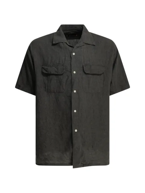 BEAMS PLUS short-sleeve linen shirt Grey 3801028813917