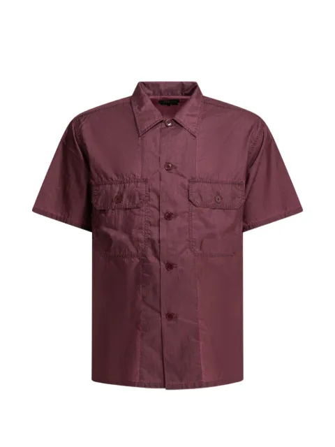 BEAMS PLUS short-sleeve chest-pockets shirt Red 3801026513930