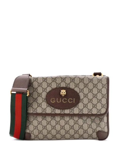 Gucci Pre-Owned Neo Vintage Flap Messenger GG Coated Canvas Medium crossbody bag Brown 8LF0KVNHUCXLJJJR