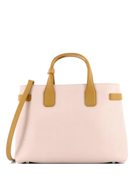 Burberry Pre-Owned Banner Leather Medium tote bag Neutrals F2HET4NA41DLY02K
