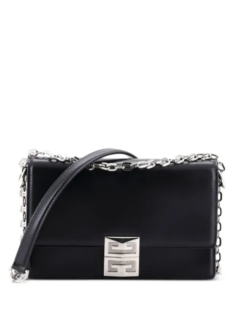 Givenchy Pre-Owned 4G Chain Leather Small crossbody bag Black AWDDB3Y4BDZZOYG0