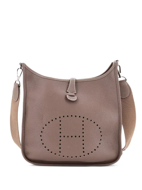 Hermès Pre-Owned Evelyne Bag Gen III Clemence PM crossbody bag Grey ZGE91RJCDD67MP4D