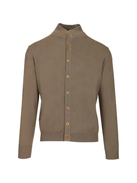 Al Duca D’Aosta 1902 cotton cardigan Brown HE144C