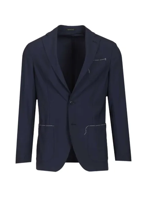 Al Duca D’Aosta 1902 wool single-breasted blazer Blue SOFFIO
