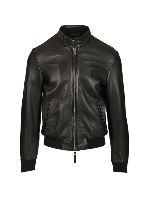 Al Duca D’Aosta 1902 double-slider zip biker jacket Black ELVISVEGETABLES
