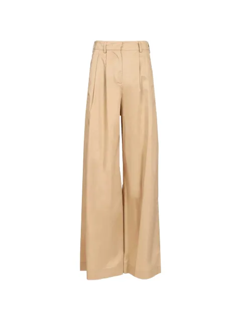 Al Duca D’Aosta 1902 pleated wide-leg trousers Neutrals 2974B4007S