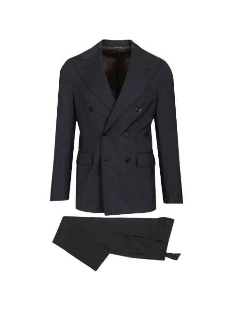 Al Duca D’Aosta 1902 pinstripe double-breasted suit Blue PANAREAP11T261427113