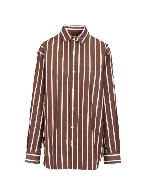 Matteau striped oversized shirt Brown CLSSHCHCSTR
