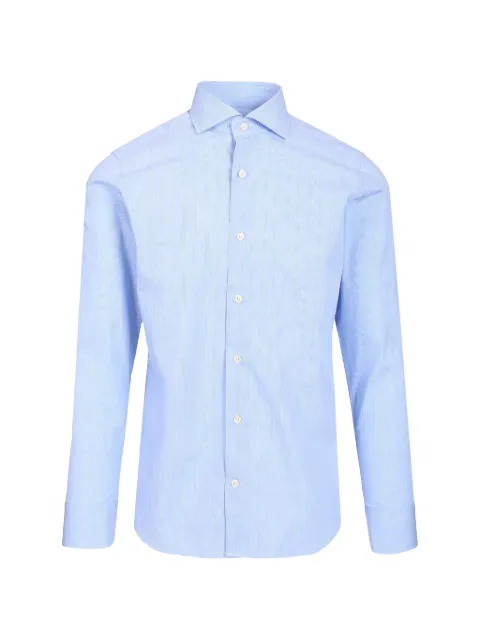 Al Duca D’Aosta 1902 striped cotton shirt Blue AD0XRVQB5