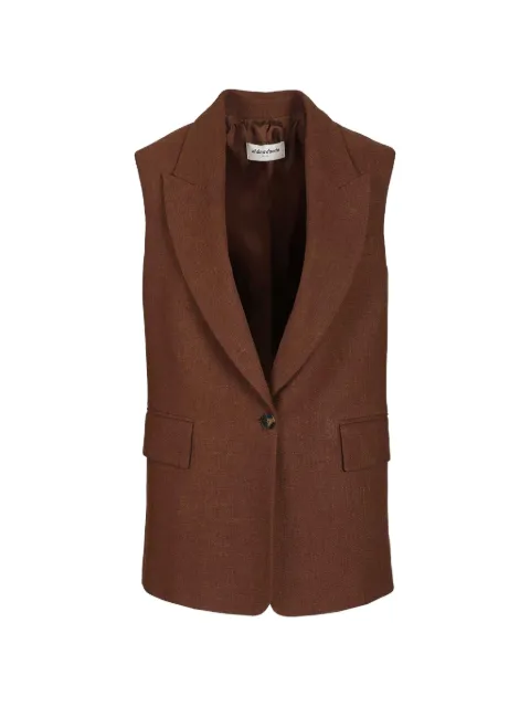 Al Duca D’Aosta 1902 single-breasted waistcoat Brown 3798G
