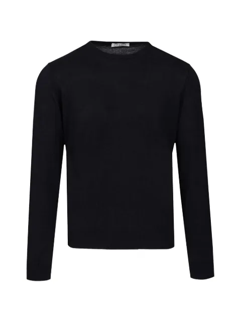 Al Duca D’Aosta 1902 fine-knit crew-neck sweater Blue HE266G
