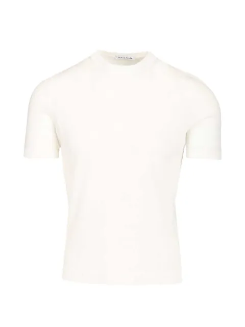 Al Duca D’Aosta 1902 ribbed-trim terry-cloth T-shirt Neutrals HE1755G