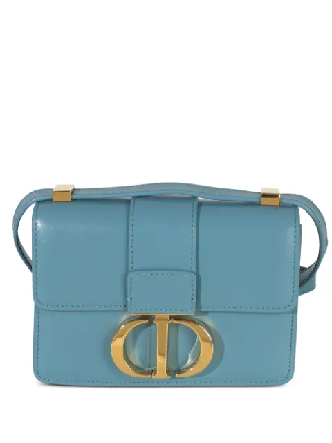 Christian Dior Pre-Owned 2023 micro 30 Montaigne cross-body bag Blue 153127