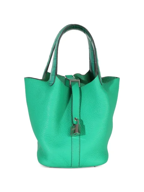 Hermès Pre-Owned 2021 18 Picotin Lock tote bag Green 153276