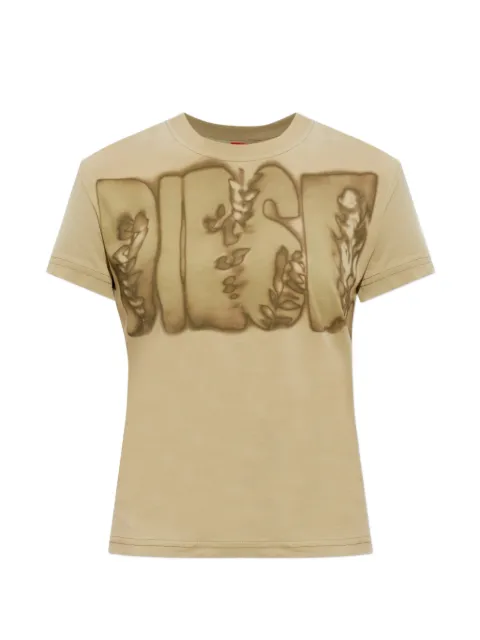 Diesel T-Ila-Aa3 logo-print short-sleeve T-shirt Neutrals A234170JMBD