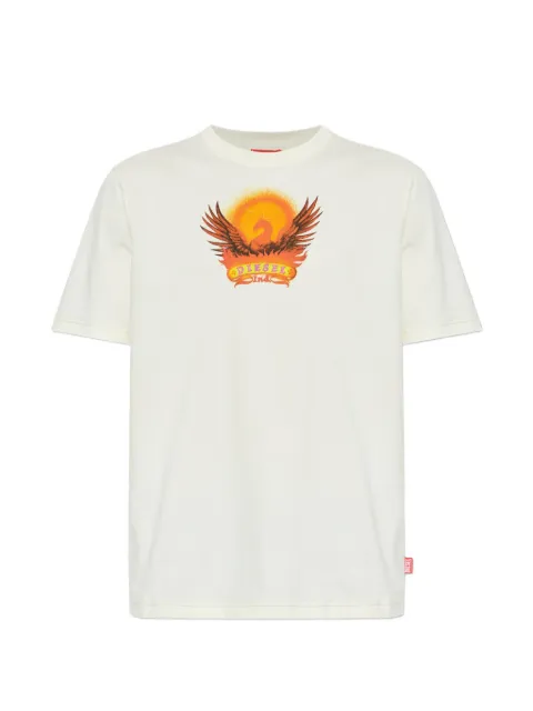 Diesel T-Adjust-Aa1 graphic-print T-shirt Neutrals A228320EFBS