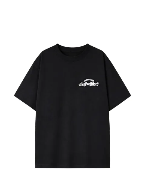 Only the Blind Black Yacht Club logo-print cotton T-shirt Black OTBT1709