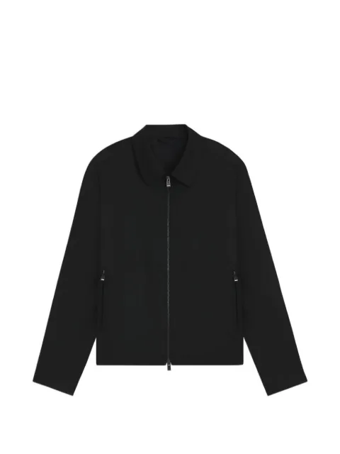 BOSS zip-up wool jacket Black 50545898