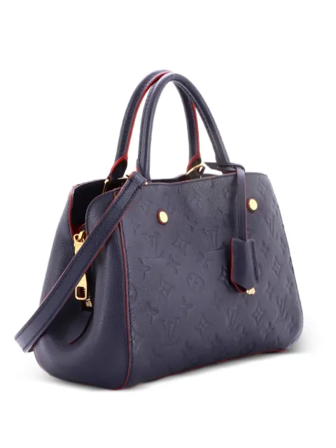Louis Vuitton Pre-Owned Montaigne Handbag Monogram Empreinte Leather BB satchel Blue BDOTCQ13QQK2XSOL