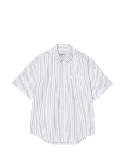 Carhartt WIP Keene striped shirt White I036806