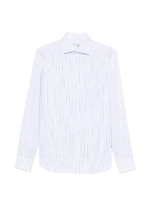 VELA SHOP checked long-sleeve shirt White SG00D0PDR0101B