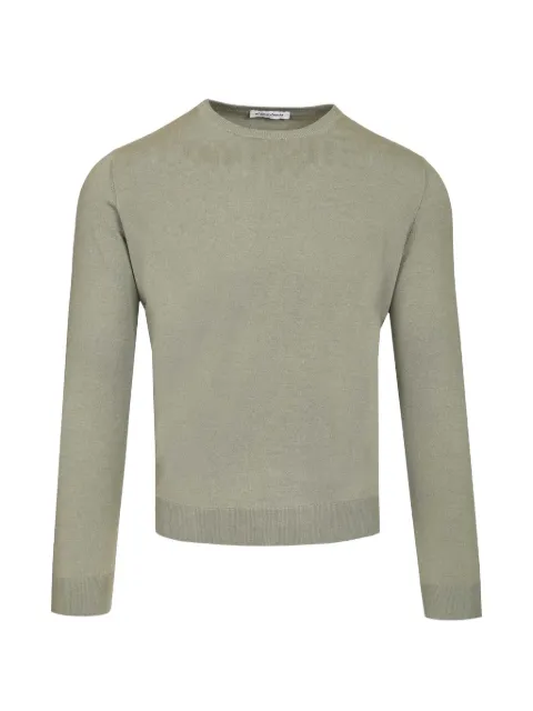 Al Duca D’Aosta 1902 ribbed-trim crew-neck long-sleeve T-shirt Green HE266G958