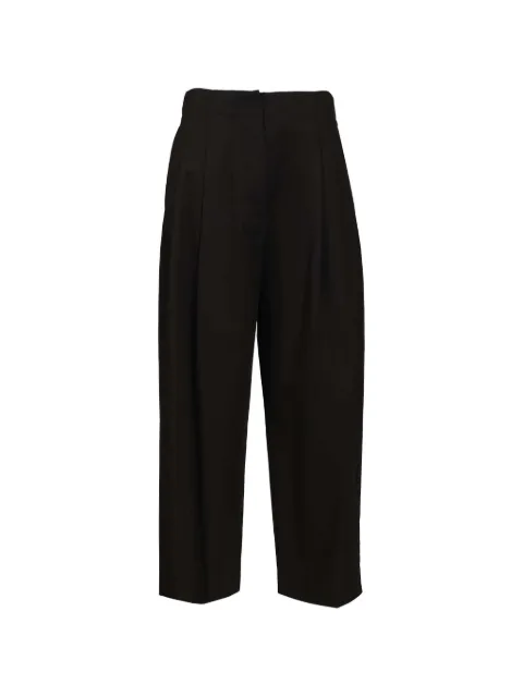 Al Duca D’Aosta 1902 pleated wide-leg trousers Black 4113