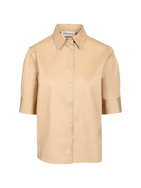 Al Duca D’Aosta 1902 boxy-cut short-sleeve shirt Neutrals 4473