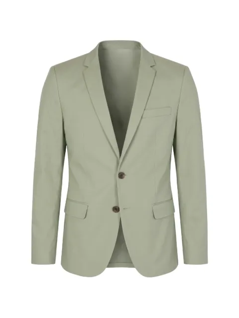 Antony Morato notch-lapel single-breasted blazer Green MMJS00044FA800164