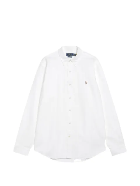 Polo Ralph Lauren embroidered-logo button-down shirt White 710792041001CO