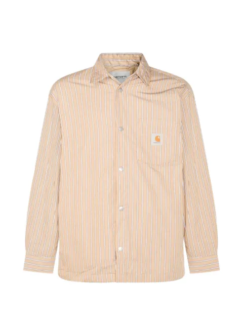 Carhartt WIP Grimsby stripe shirt Neutrals I035156