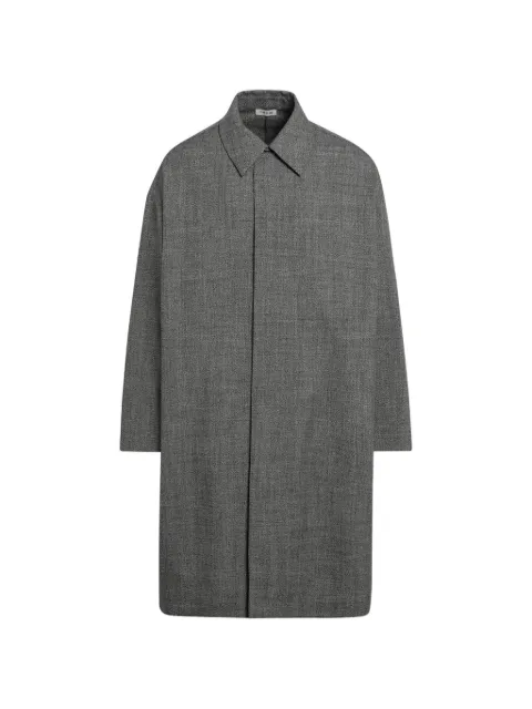 Fear Of God mouliné wool trench coat Grey FG9M64