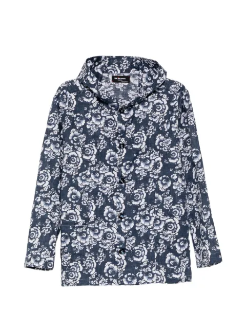 Kiton floral-print shirt Blue UMCLUCAH0966909000
