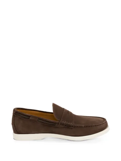 Kiton suede penny loafers Brown USSA265N001080