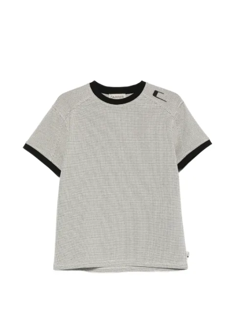 Carrer Hayes check-pattern T-shirt White HAYESTSHIRT