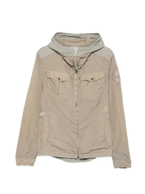 C.P. Company Pre-Owned 1990s hooded multi-pocket jacket Neutrals CP390BQG